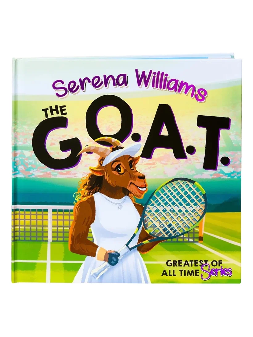 The Goat Academy "Serena Williams, The GOAT" Hardcover Book
