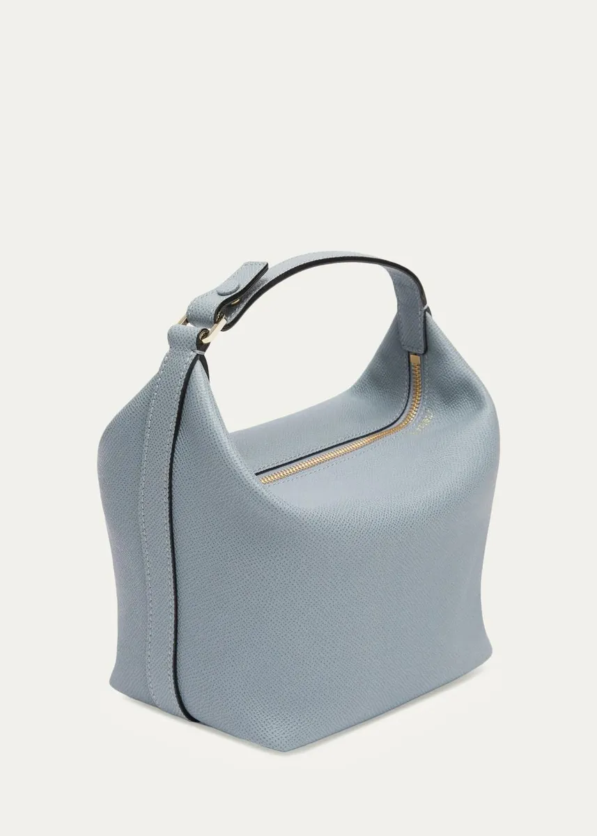 Valextra Mochi Calfskin Leather Pouch Bag | Thumbnail 2 Valextra Mochi Calfskin Leather Pouch Bag | Thumbnail 2