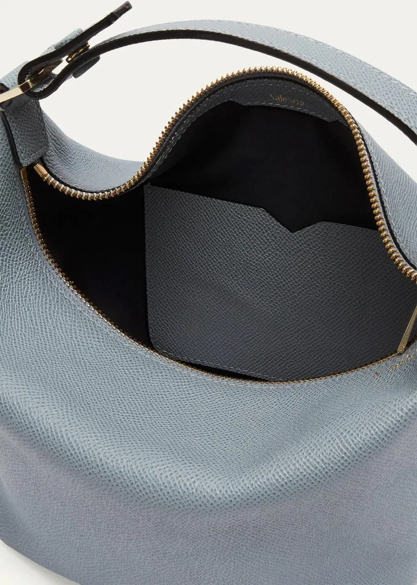Valextra Mochi Calfskin Leather Pouch Bag | Thumbnail 3 Valextra Mochi Calfskin Leather Pouch Bag | Thumbnail 3