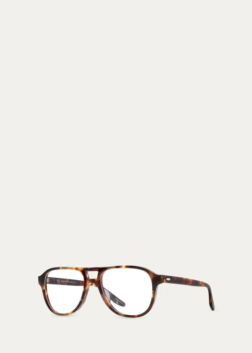BARTON PERREIRA Men's Mirando Acetate Aviator Eyeglasses | Thumbnail 2