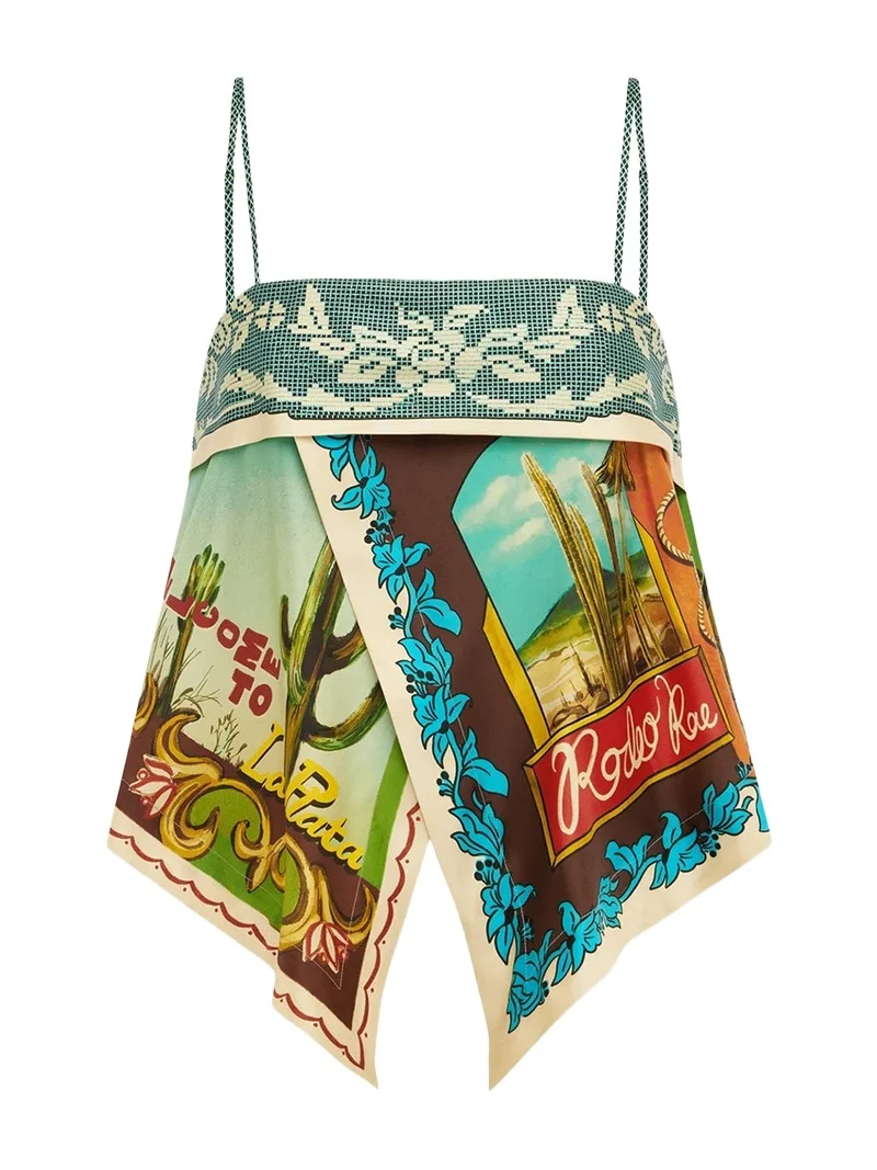 Ace Silk Scarf Top