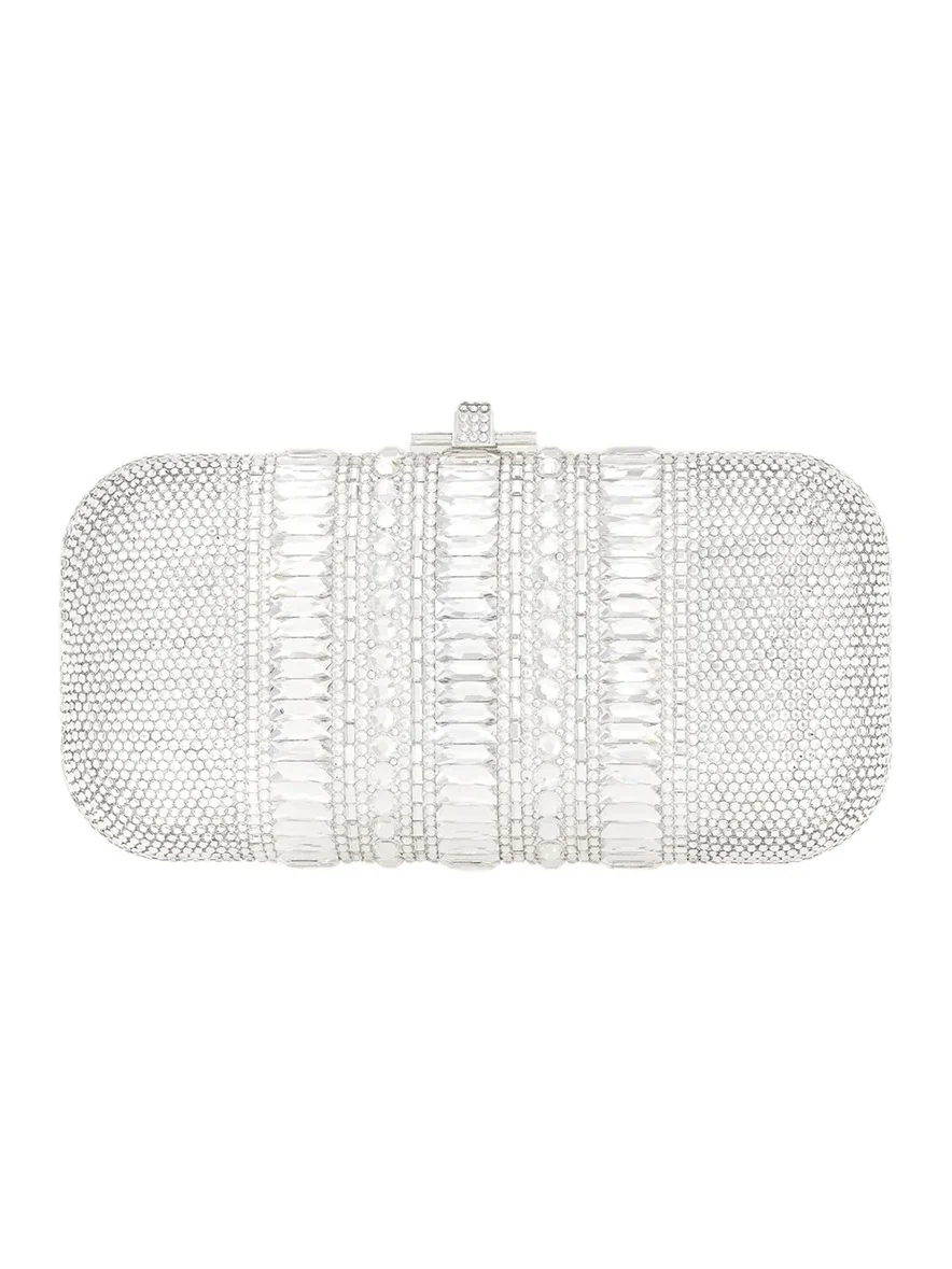 Long Slide Crystal Clutch Bag