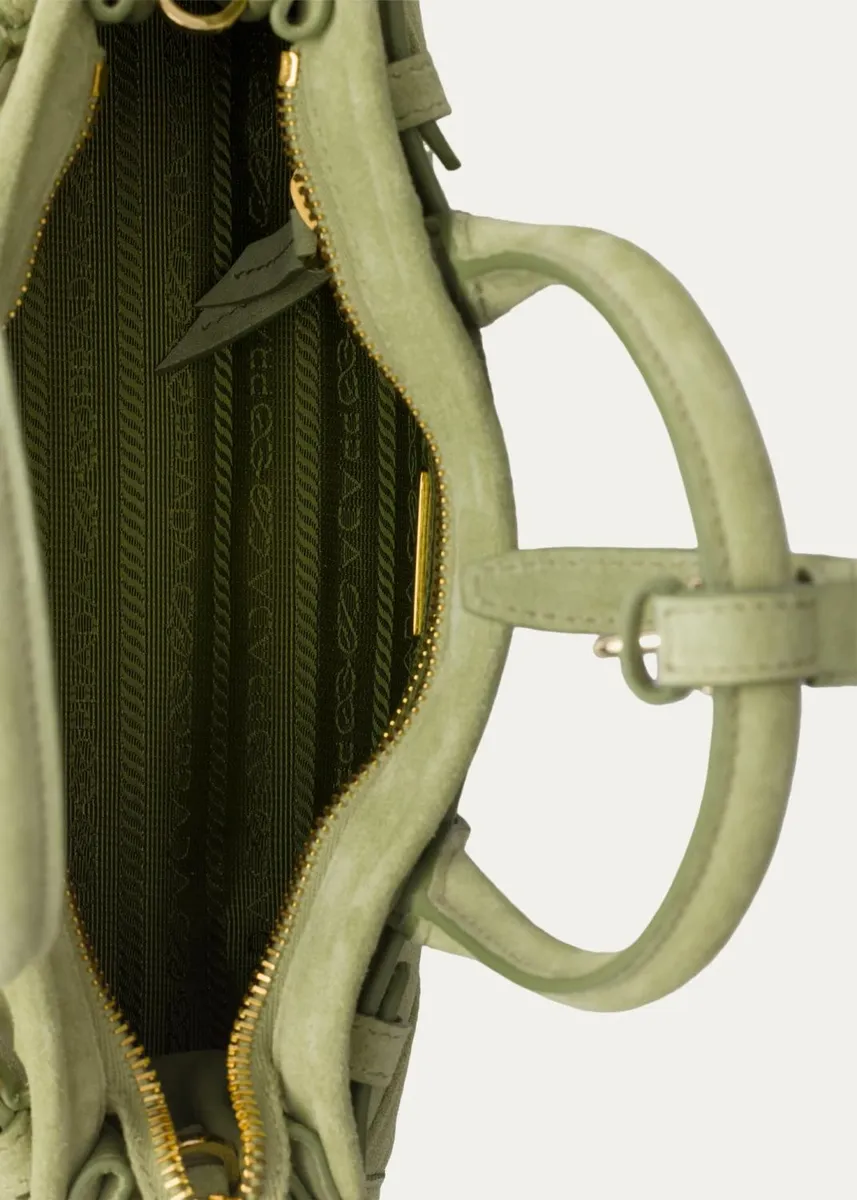 Prada Bonnie Suede Shoulder Bag | Thumbnail 7 Prada Bonnie Suede Shoulder Bag | Thumbnail 7