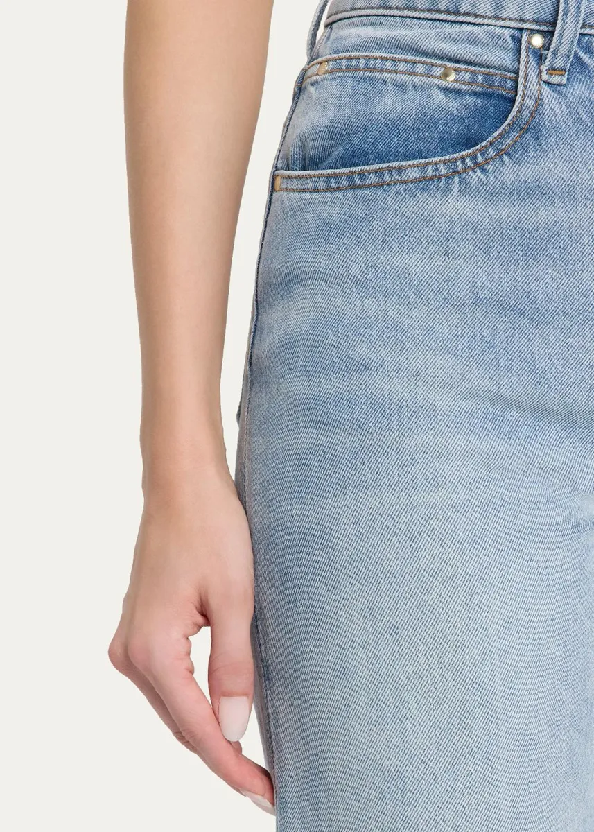 OSSOU Noon High-Rise Straight Jeans | Thumbnail 5