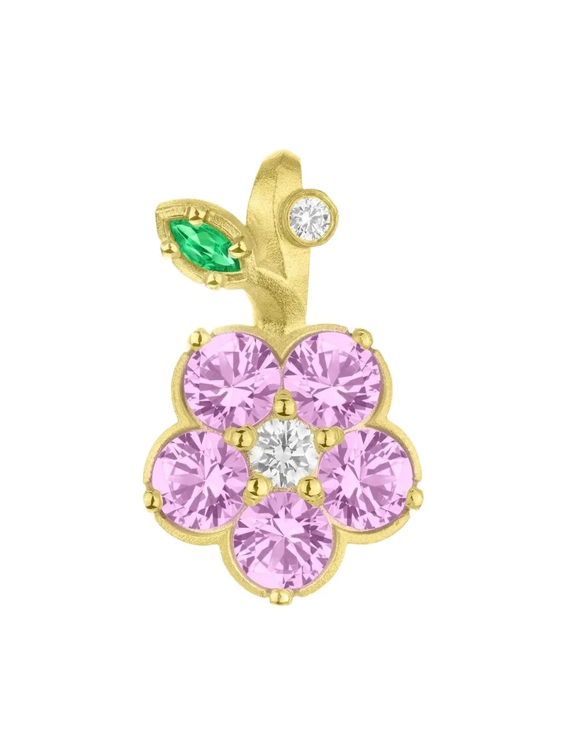Wild Child Charm with Diamonds, Pink Sapphires and Tsavorite Wild Child Charm with Diamonds, Pink Sapphires and Tsavorite
