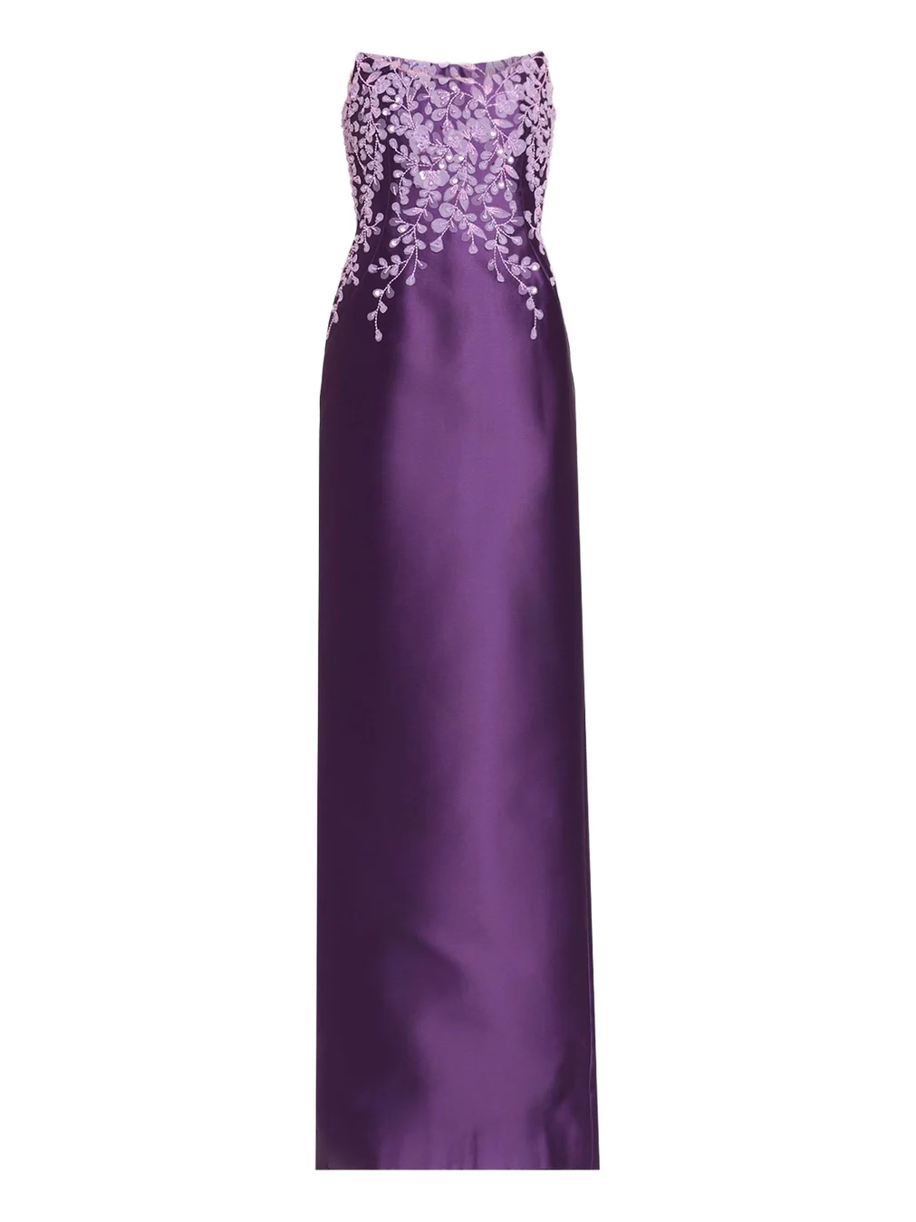 PAMELLA ROLAND Beaded Strapless Silk Column Gown | Thumbnail 1 PAMELLA ROLAND Beaded Strapless Silk Column Gown | Thumbnail 1