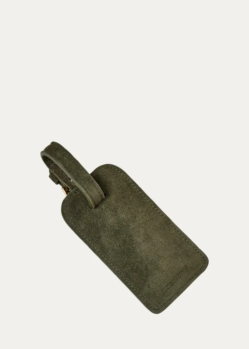 Graphic Image Suede Luggage Tag | Thumbnail 2 Graphic Image Suede Luggage Tag | Thumbnail 2