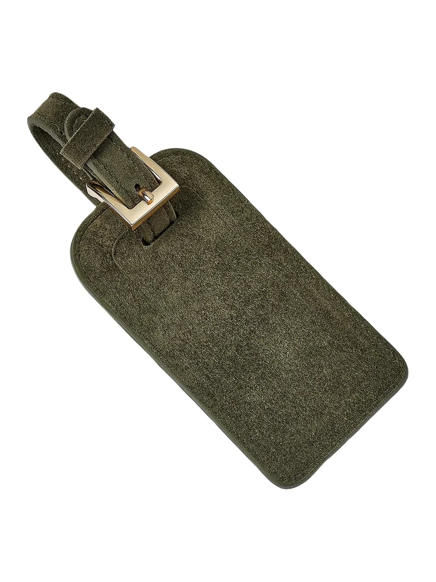Suede Luggage Tag Suede Luggage Tag
