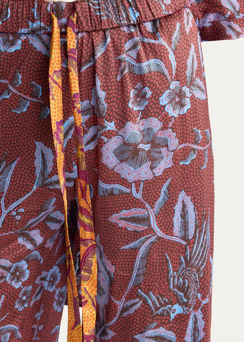 Diane von Furstenberg Verick Floral Wide-Leg Pants | Thumbnail 4 Diane von Furstenberg Verick Floral Wide-Leg Pants | Thumbnail 4