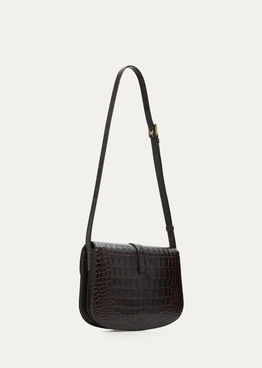 Tom Ford Kara Small Croc-Embossed Leather Crossbody Bag | Thumbnail 3
