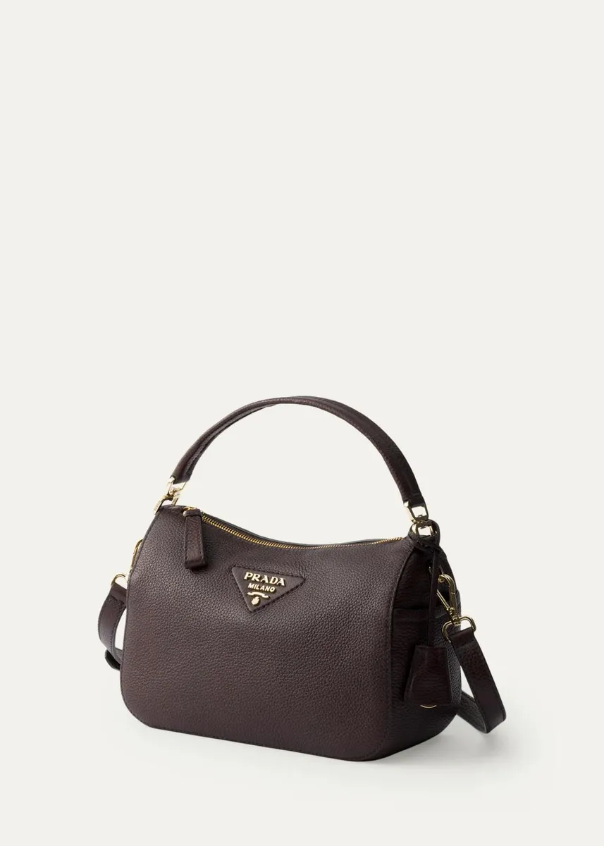 Prada Grain Leather Top-Handle Bag | Thumbnail 3