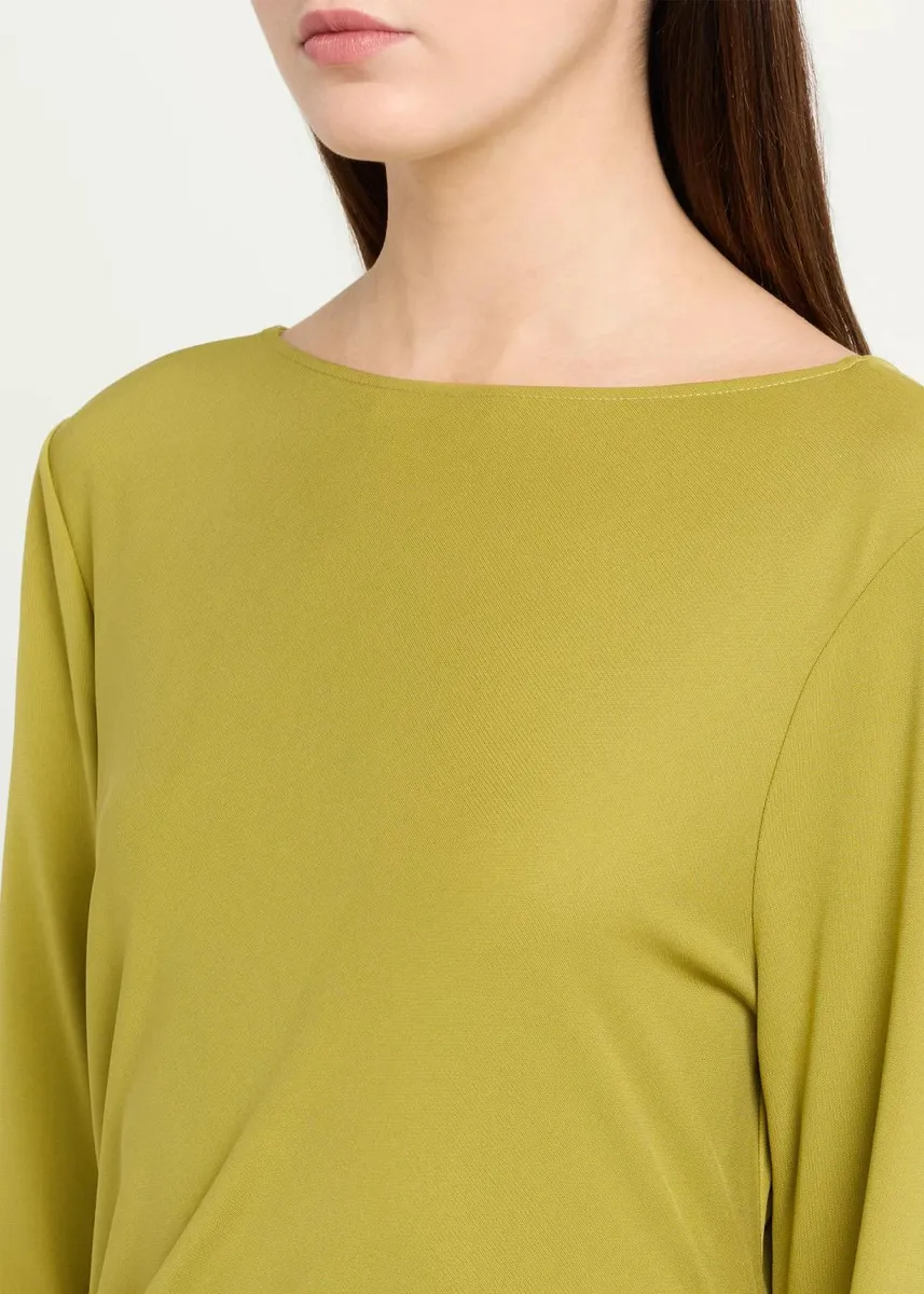 Ronny Kobo Nia Draped Bateau-Neck Jersey Mini Dress | Thumbnail 5 Ronny Kobo Nia Draped Bateau-Neck Jersey Mini Dress | Thumbnail 5