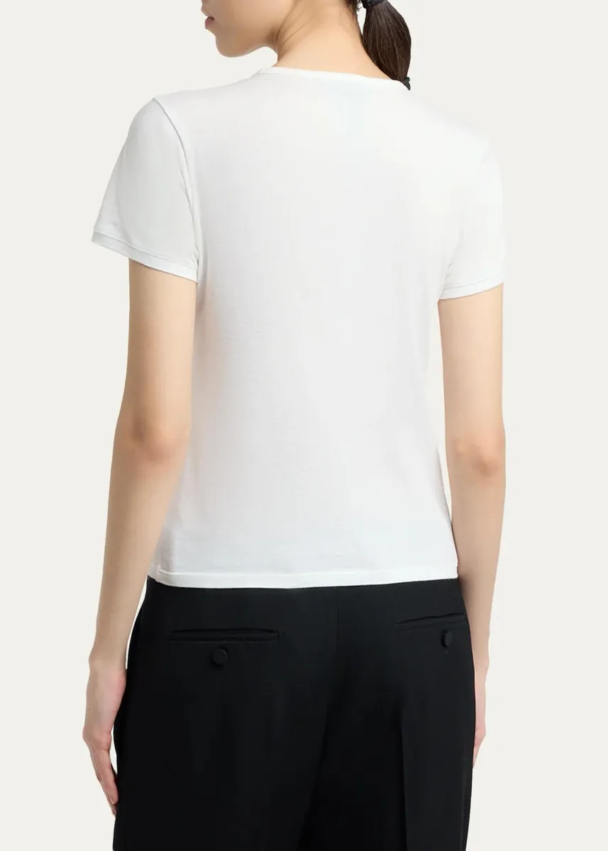 Tom Ford Cotton Jersey Fitted Short-Sleeve T-Shirt | Thumbnail 3