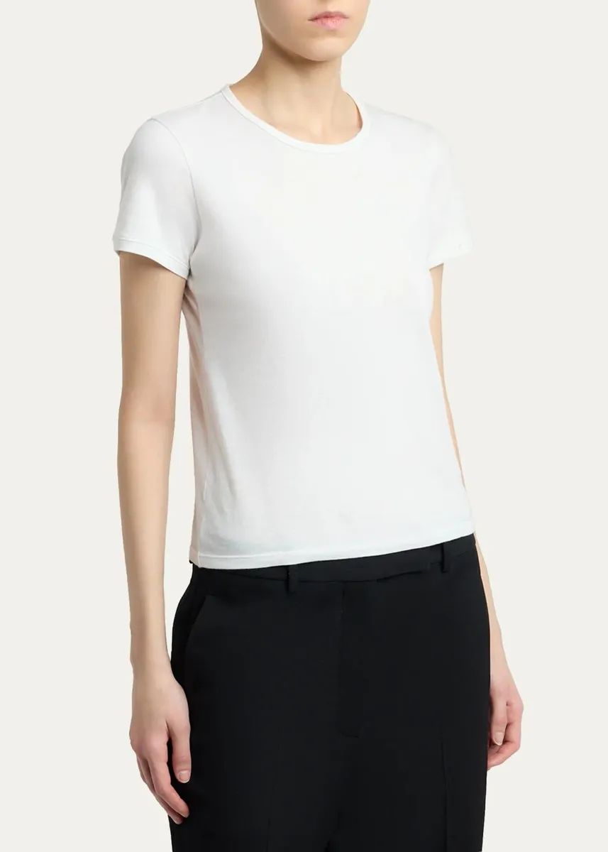 Tom Ford Cotton Jersey Fitted Short-Sleeve T-Shirt | Thumbnail 4