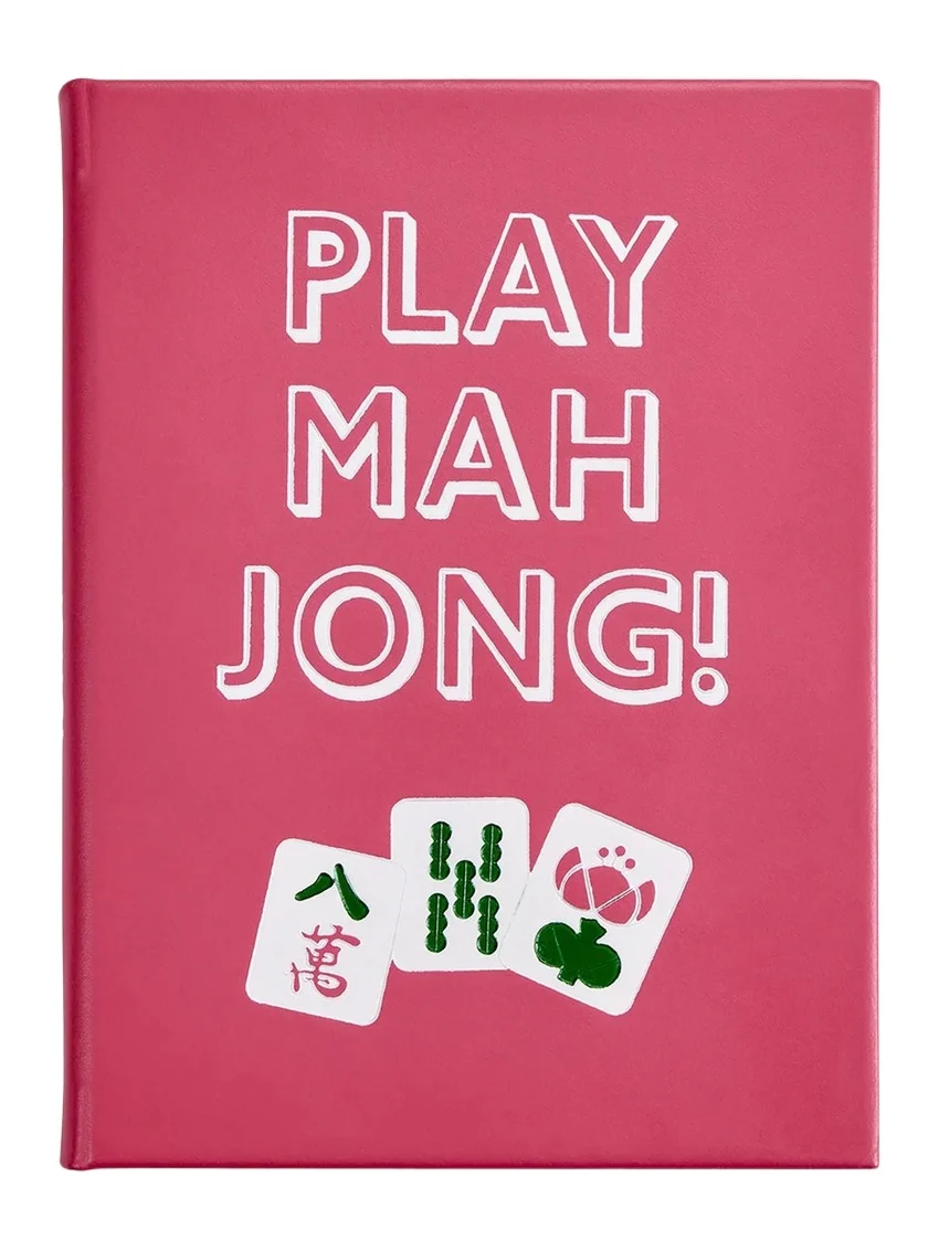 Graphic Image "Play Mah Jong! An All-Levels Guide to American Mahjong" Leather-Bound Book by Alyssa Gross