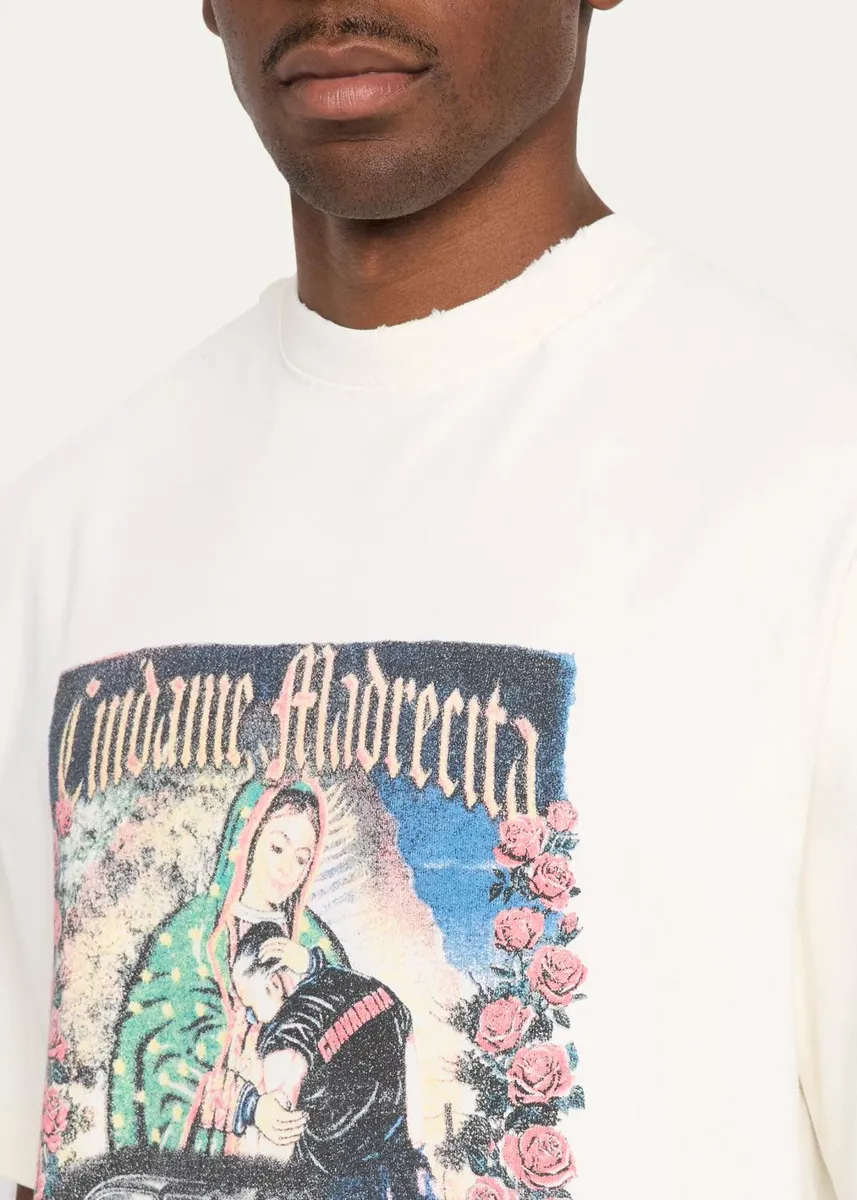 Willy Chavarria Men's Classic Car Graphic T-Shirt | Thumbnail 5 Willy Chavarria Men's Classic Car Graphic T-Shirt | Thumbnail 5