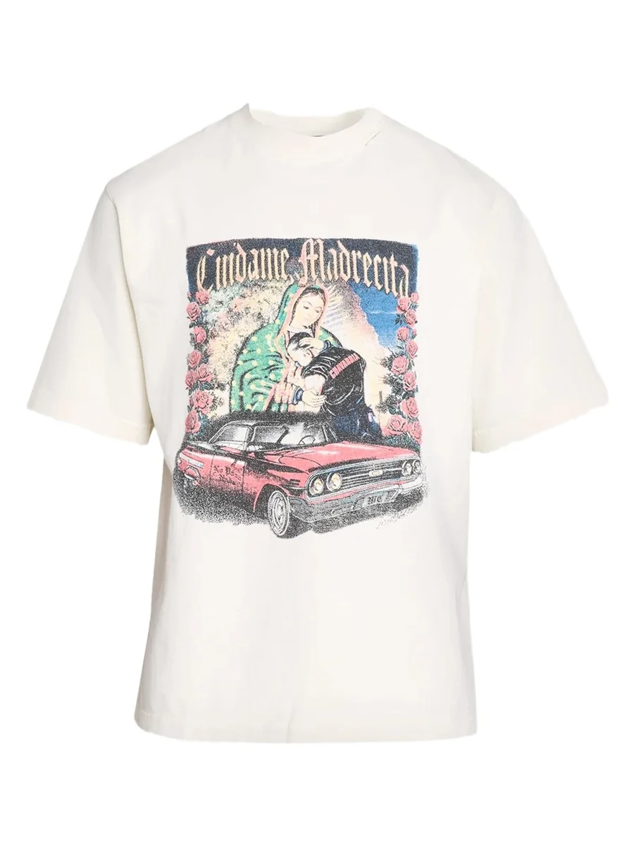 Willy Chavarria Men's Classic Car Graphic T-Shirt