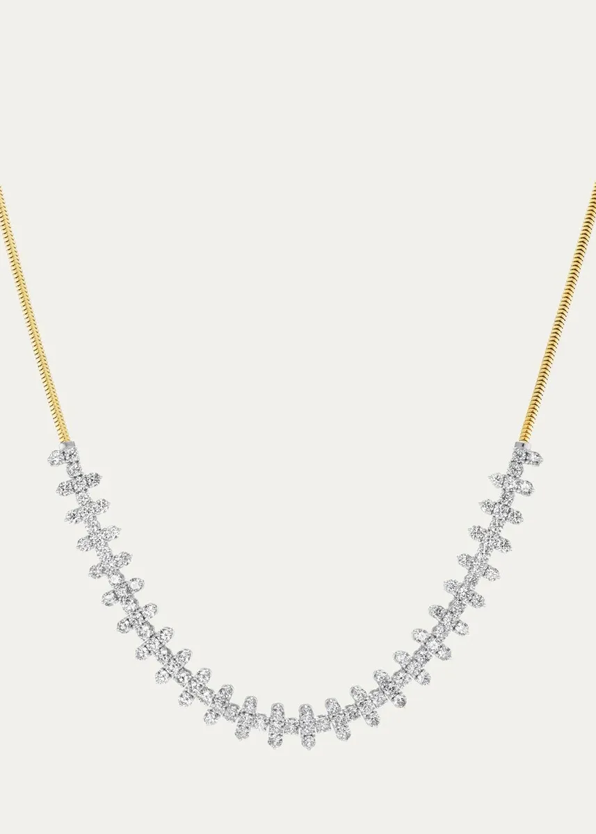 Emily P. Wheeler Flora 14K Yellow Gold & 6.56 TCW Diamond Necklace | Thumbnail 3 Emily P. Wheeler Flora 14K Yellow Gold & 6.56 TCW Diamond Necklace | Thumbnail 3