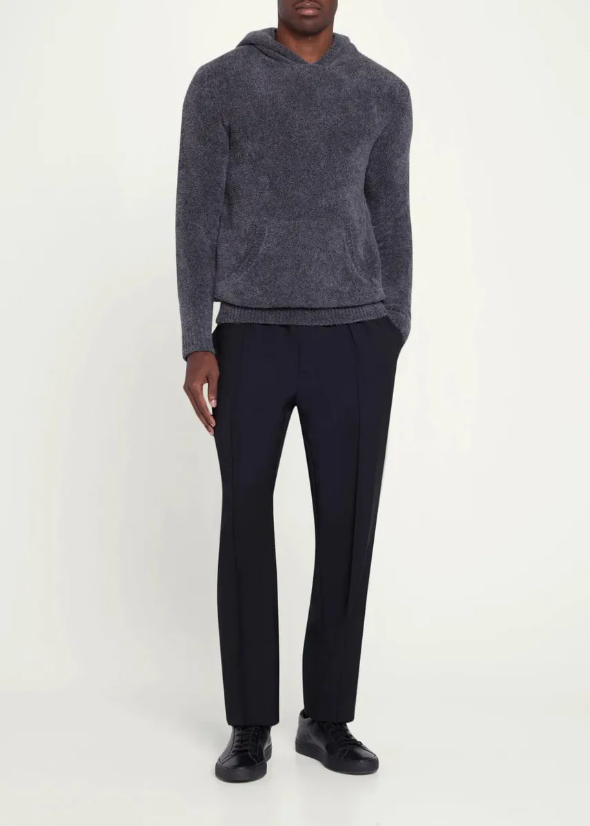 Gabriela Hearst Men's Datum Cashmere and Silk Hoodie | Thumbnail 2 Gabriela Hearst Men's Datum Cashmere and Silk Hoodie | Thumbnail 2