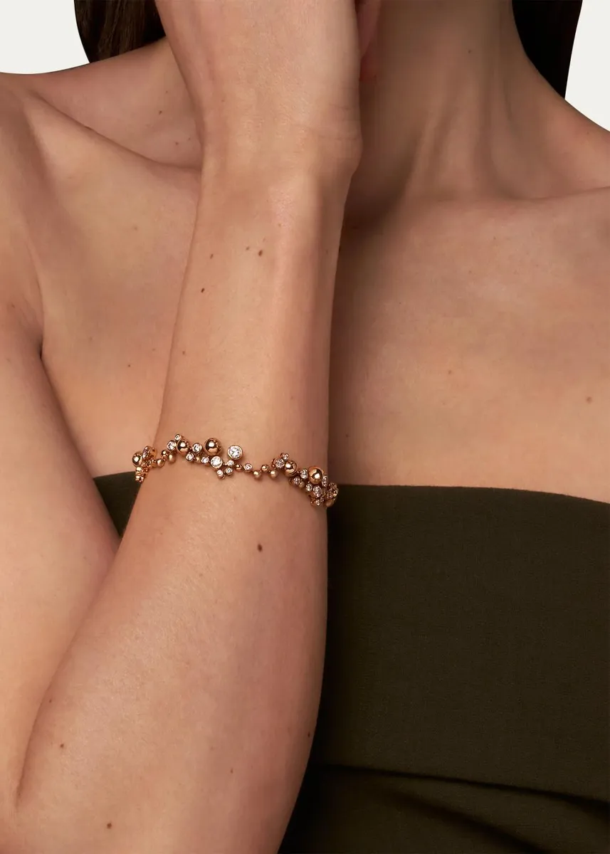 Reza Petillant 18K Rose Gold Diamond Bracelet | Thumbnail 2 Reza Petillant 18K Rose Gold Diamond Bracelet | Thumbnail 2