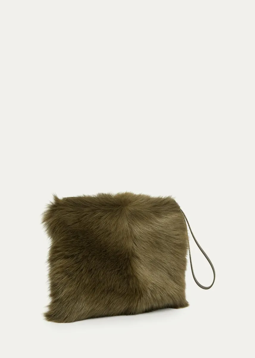 Proenza Schouler Leather & Shearling Pouch Bag | Thumbnail 2