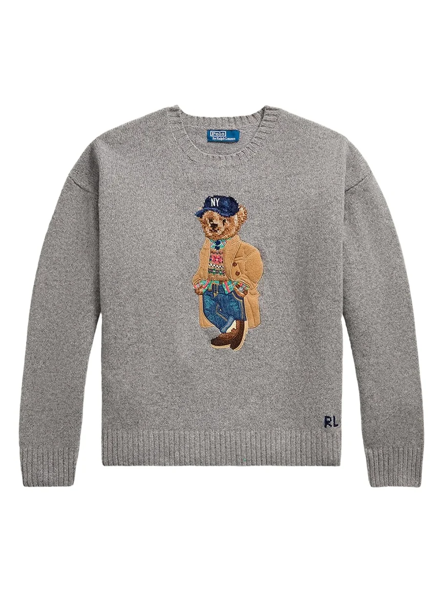 Polo Ralph Lauren Men's Wool-Blend Polo Bear Sweater