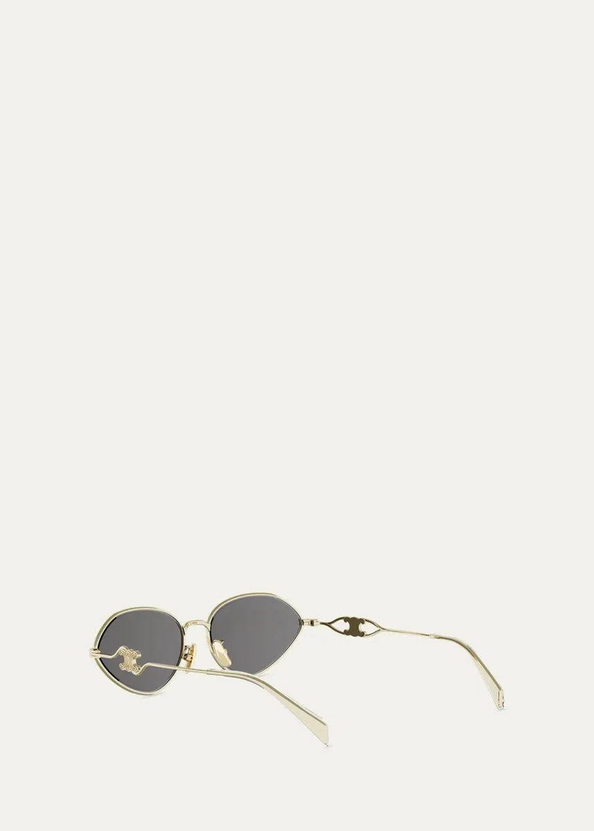 Celine Wire 58MM Oval Sunglasses | Thumbnail 3 Celine Wire 58MM Oval Sunglasses | Thumbnail 3