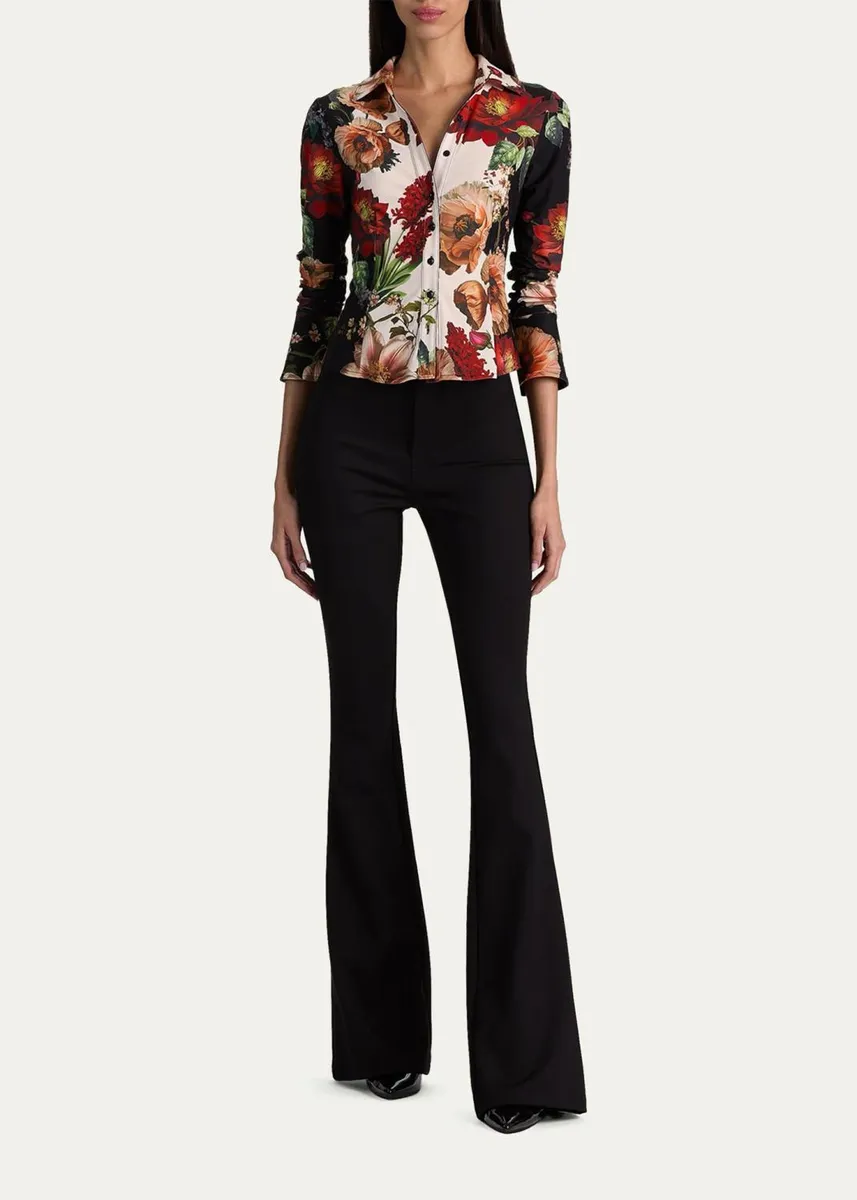 Alice + Olivia Freya Printed Top | Thumbnail 2 Alice + Olivia Freya Printed Top | Thumbnail 2