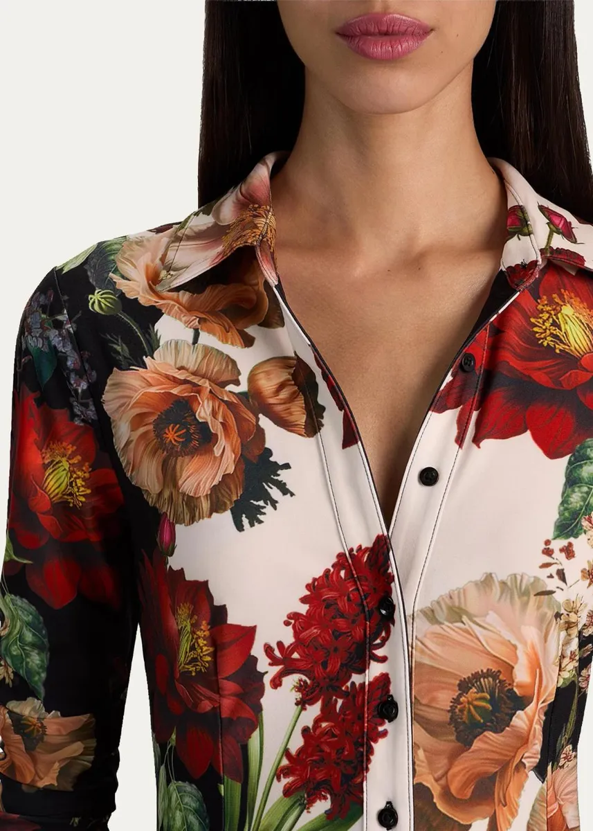 Alice + Olivia Freya Printed Top | Thumbnail 5 Alice + Olivia Freya Printed Top | Thumbnail 5