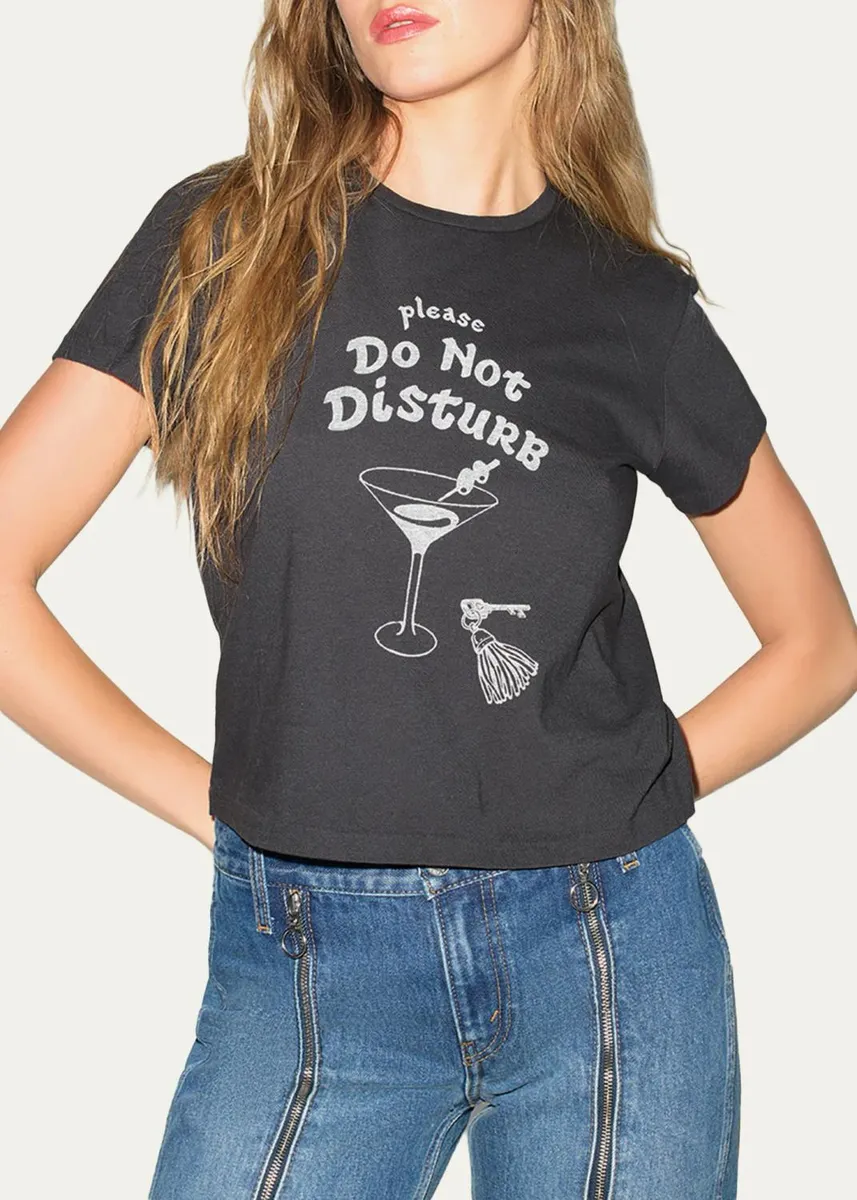 RE/DONE Hanes DND 50's Boxy T-Shirt | Thumbnail 4