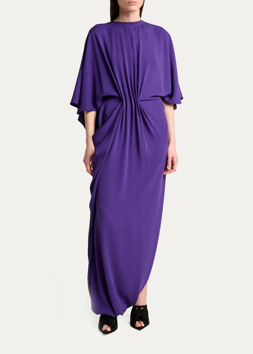 Balenciaga Long Draped Dress | Thumbnail 2 Balenciaga Long Draped Dress | Thumbnail 2
