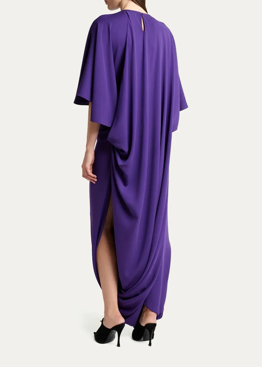Balenciaga Long Draped Dress | Thumbnail 3 Balenciaga Long Draped Dress | Thumbnail 3