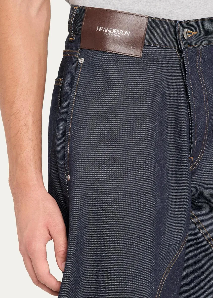 JW Anderson Turn-Up-Cuff Workwear Jeans | Thumbnail 5