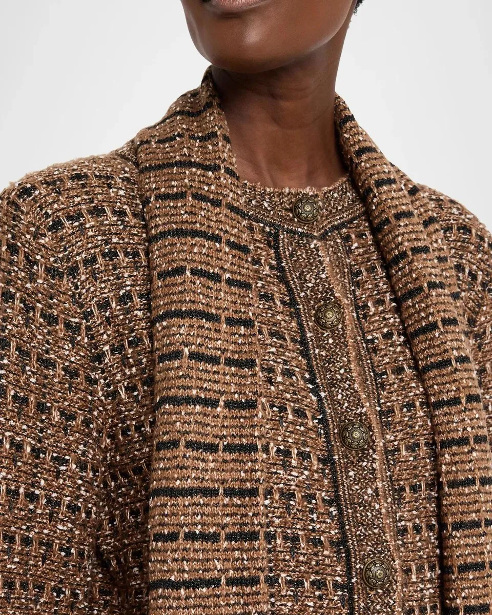 Kobi Halperin Faye Fringed Metallic Knit Sweater | Thumbnail 5