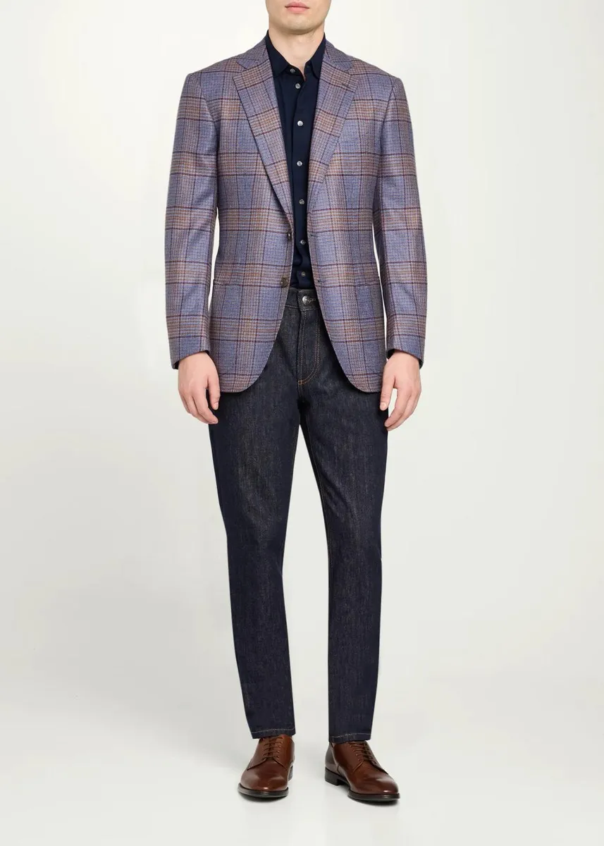 Cesare Attolini Plaid Wool Blazer | Thumbnail 2 Cesare Attolini Plaid Wool Blazer | Thumbnail 2