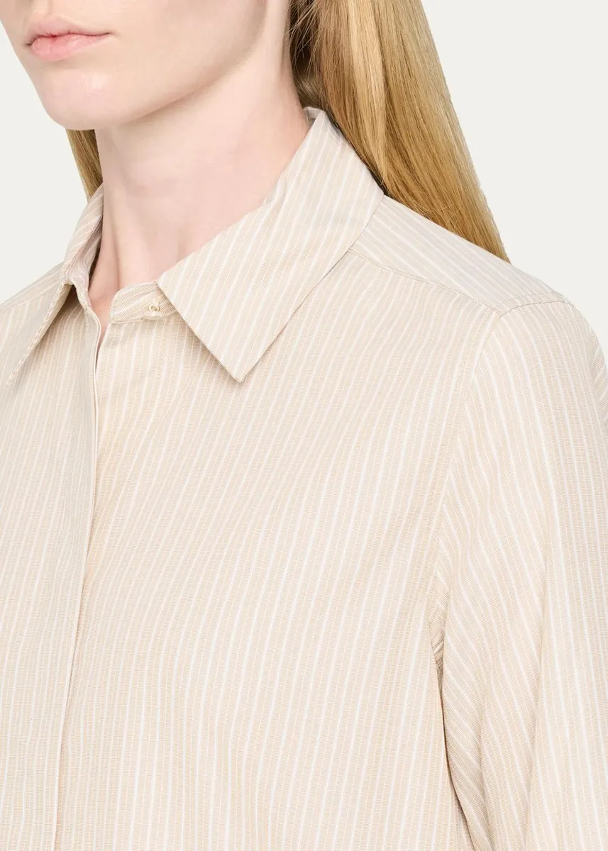 Kobi Halperin Alexie Striped Button-Front Blouse | Thumbnail 5 Kobi Halperin Alexie Striped Button-Front Blouse | Thumbnail 5