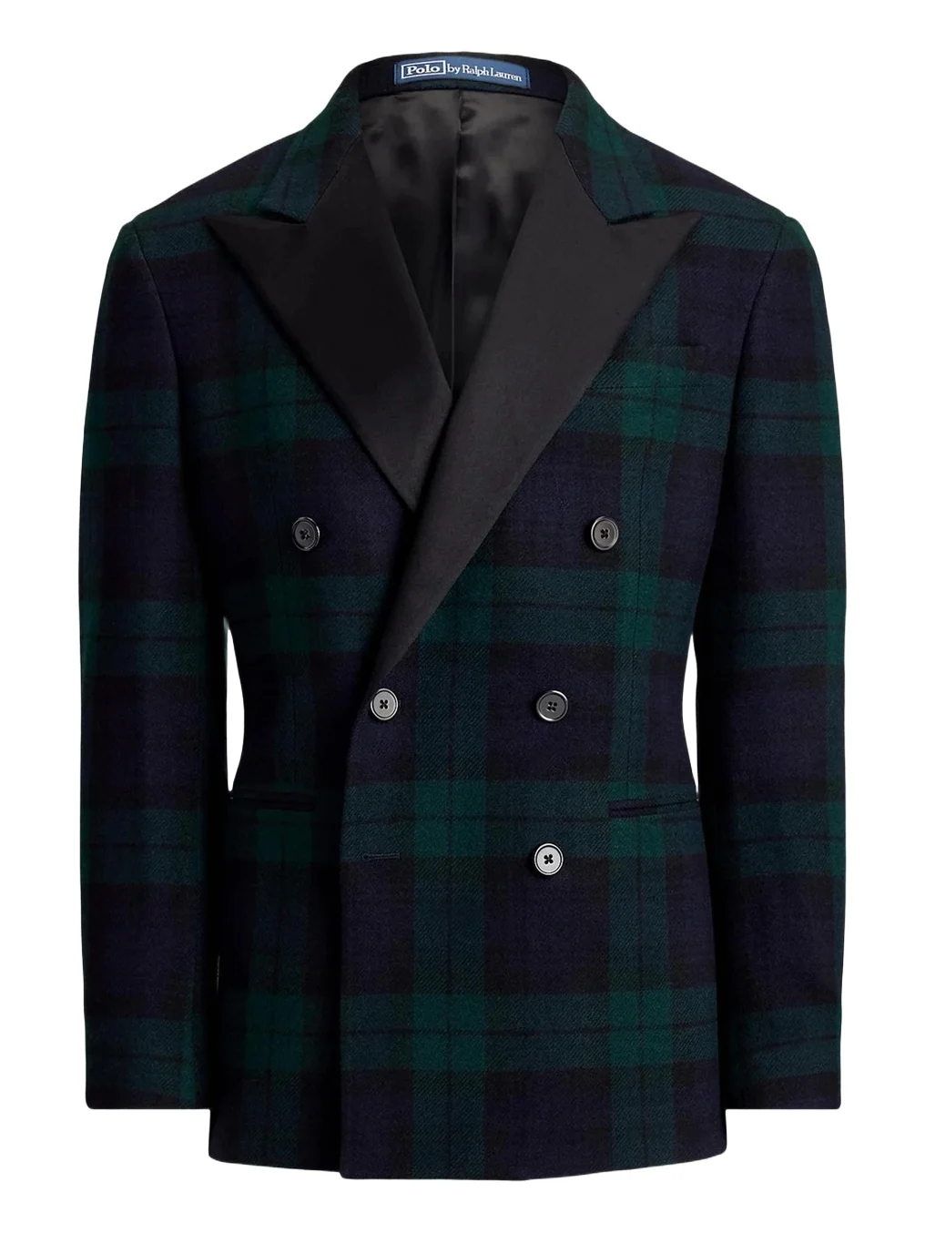 Polo Ralph Lauren Men's Polo Tailored Fit Plaid Tuxedo Jacket