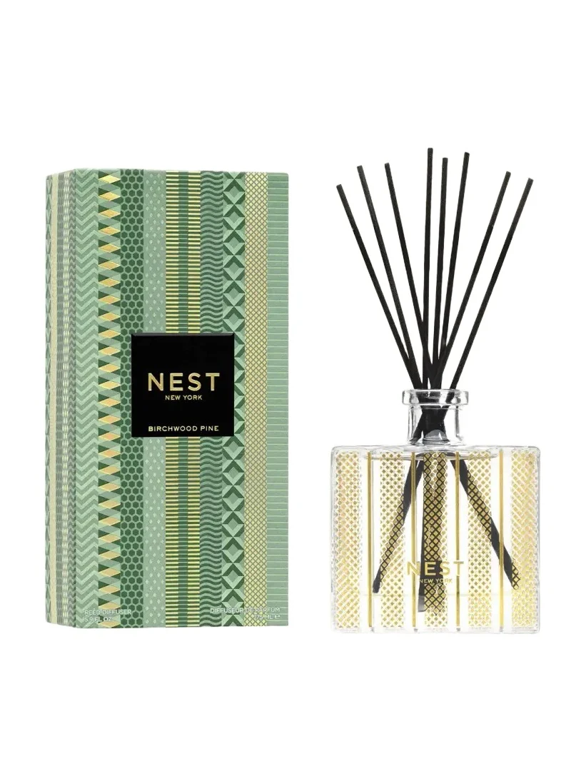 NEST New York Birchwood Pine Reed Diffuser, 5.9 oz.