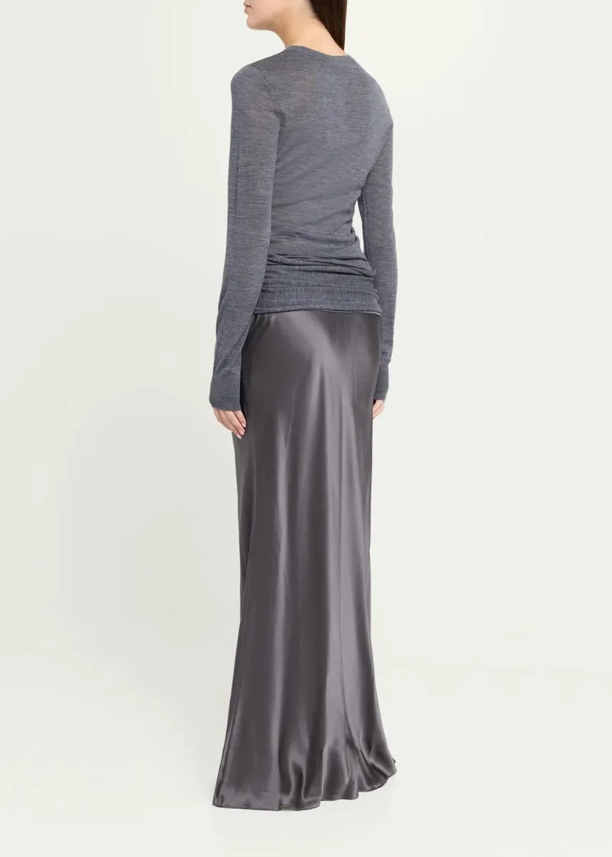 Christopher Esber Mixed-Media Meril Knit Monument Maxi Dress | Thumbnail 3