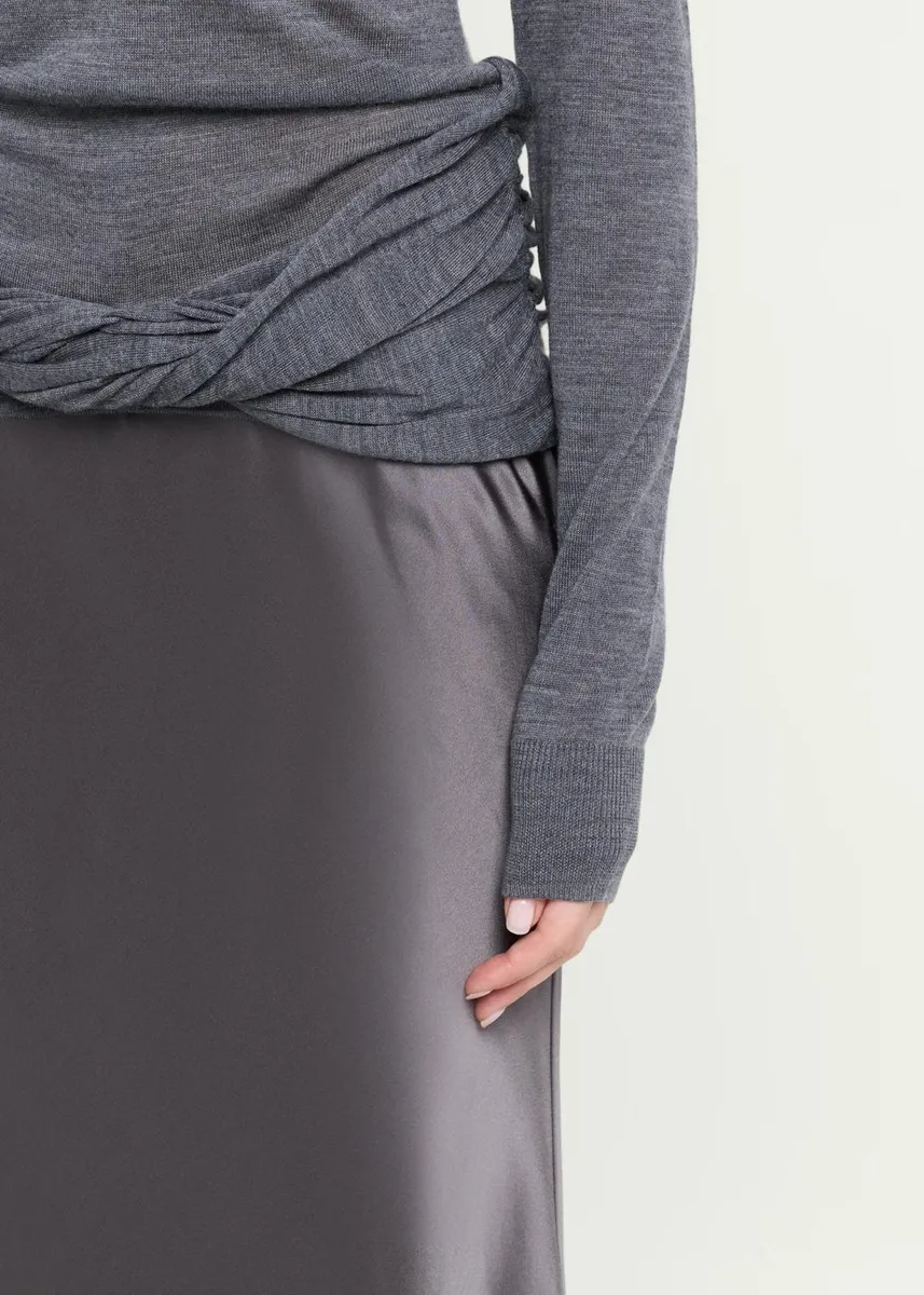 Christopher Esber Mixed-Media Meril Knit Monument Maxi Dress | Thumbnail 5