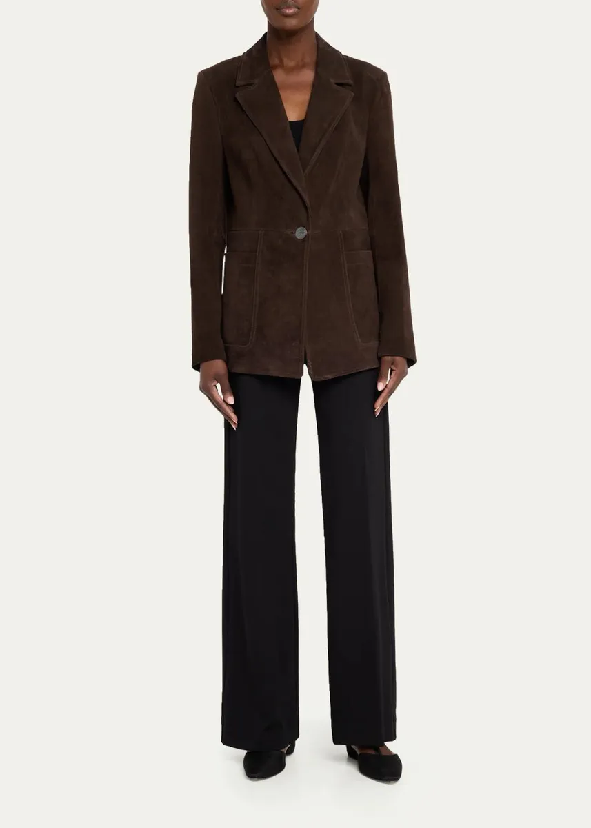 Kobi Halperin Reese Straight Double-Knit Ponte Pants | Thumbnail 2