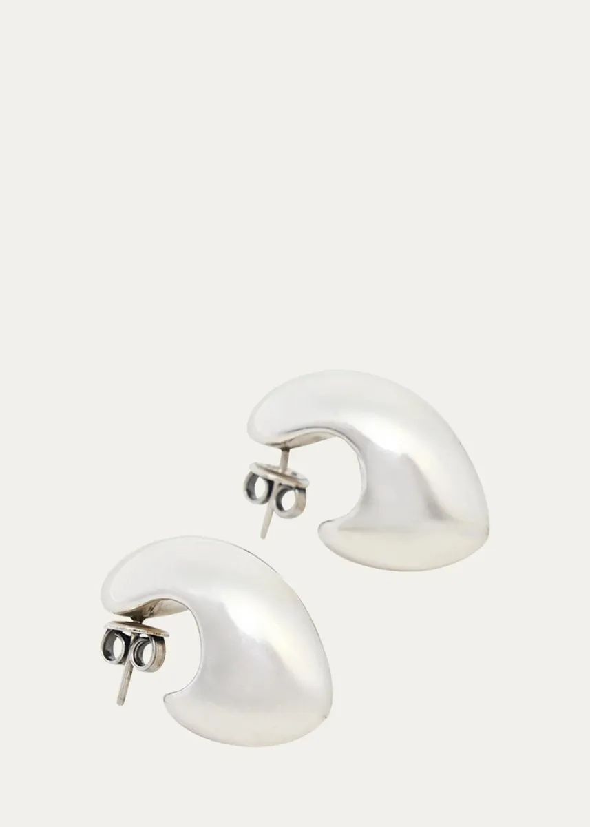 Bottega Veneta Curved Drop Earrings | Thumbnail 3 Bottega Veneta Curved Drop Earrings | Thumbnail 3