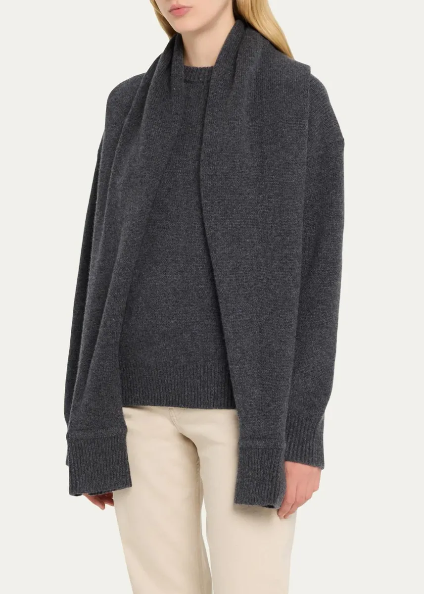 TWP Shrug Cashmere Crewneck Sweater | Thumbnail 4