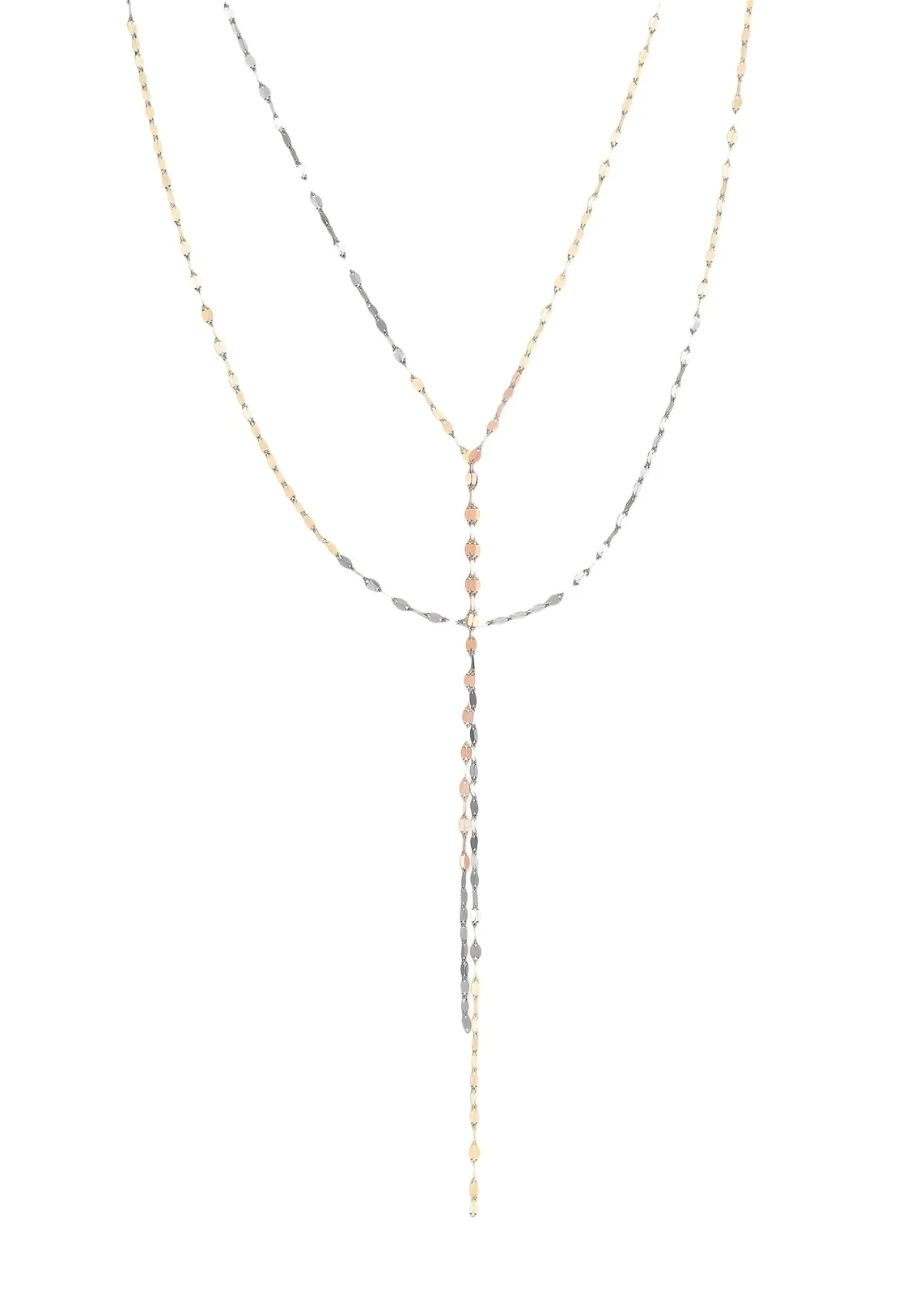 14K Tricolor Gold Blake Necklace 14K Tricolor Gold Blake Necklace