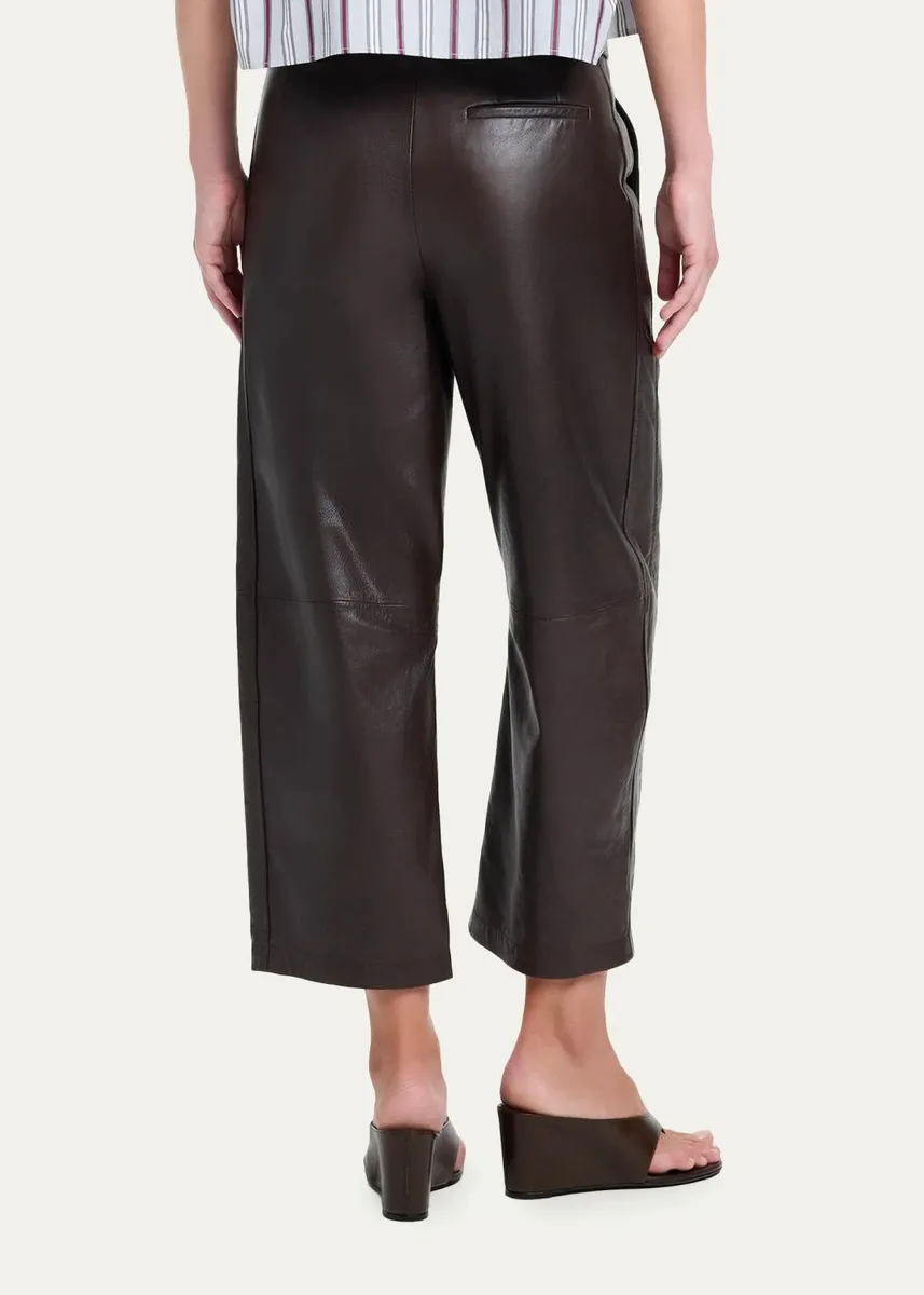 TWP Leather Slouchy BF Trousers | Thumbnail 3 TWP Leather Slouchy BF Trousers | Thumbnail 3