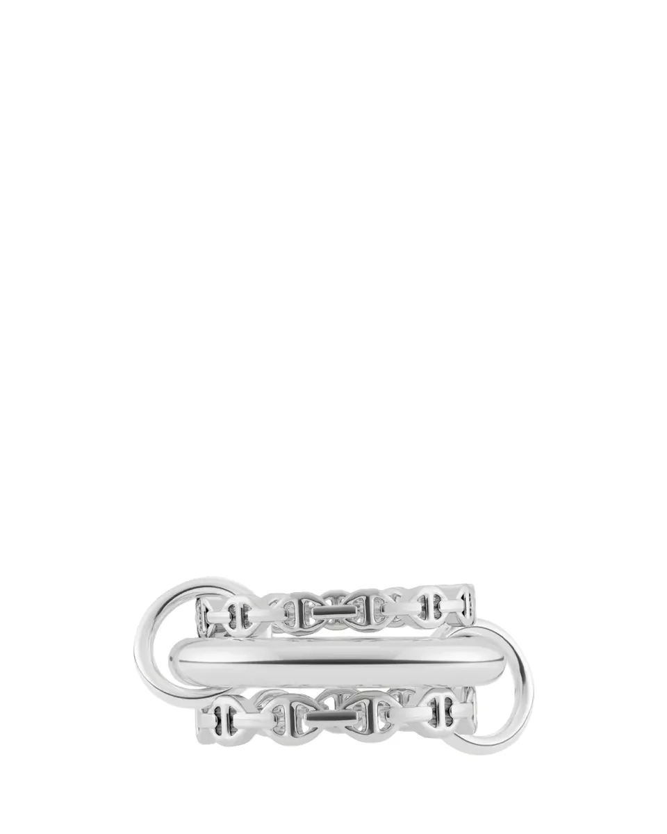 Spinelli Kilcollin Microdame SK Silver 3-Link Ring | Thumbnail 2