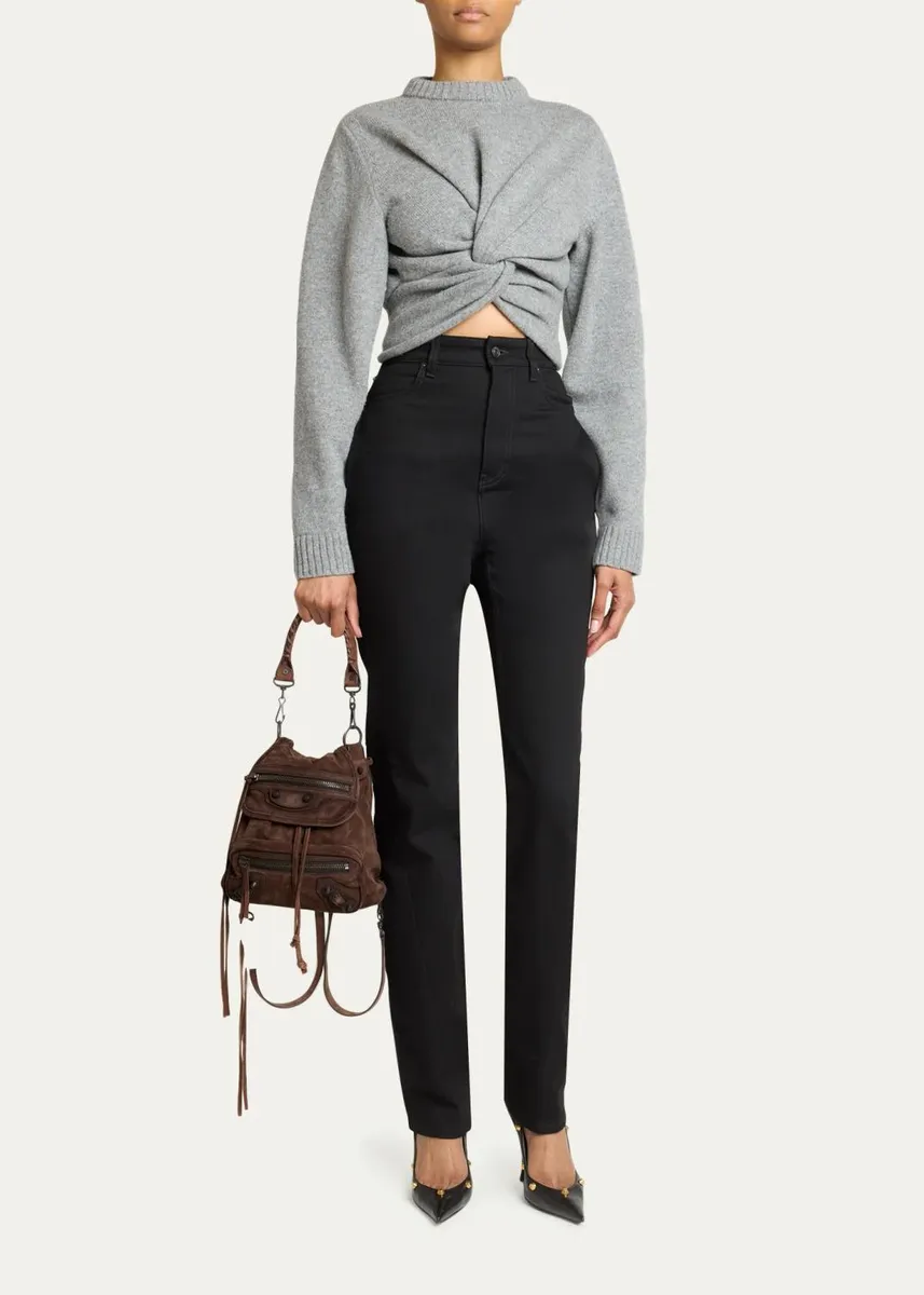 Balenciaga Le City Waxed Suede Backpack | Thumbnail 5 Balenciaga Le City Waxed Suede Backpack | Thumbnail 5