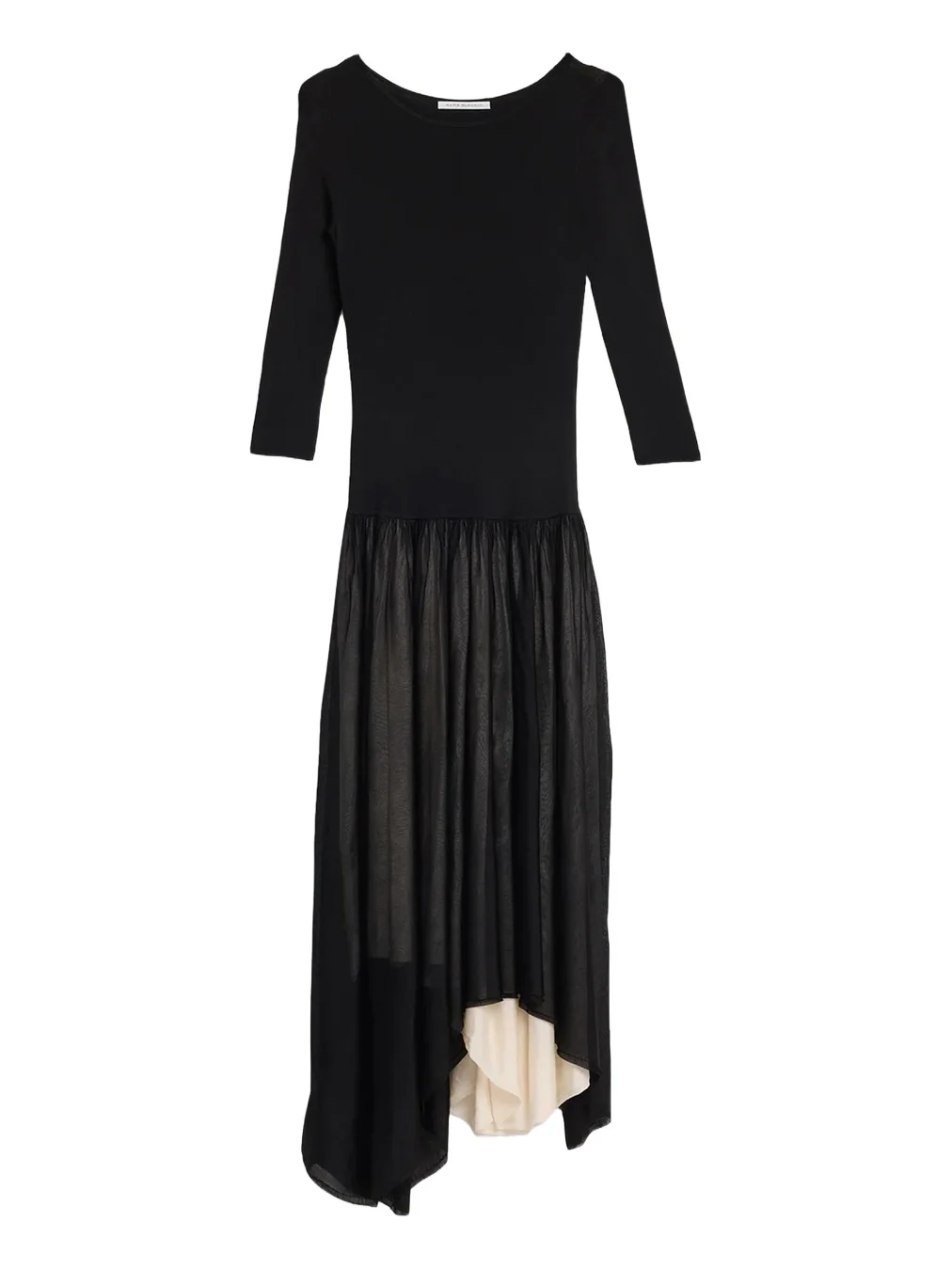 Maria McManus Boat-Neck Colorblock Midi Dress