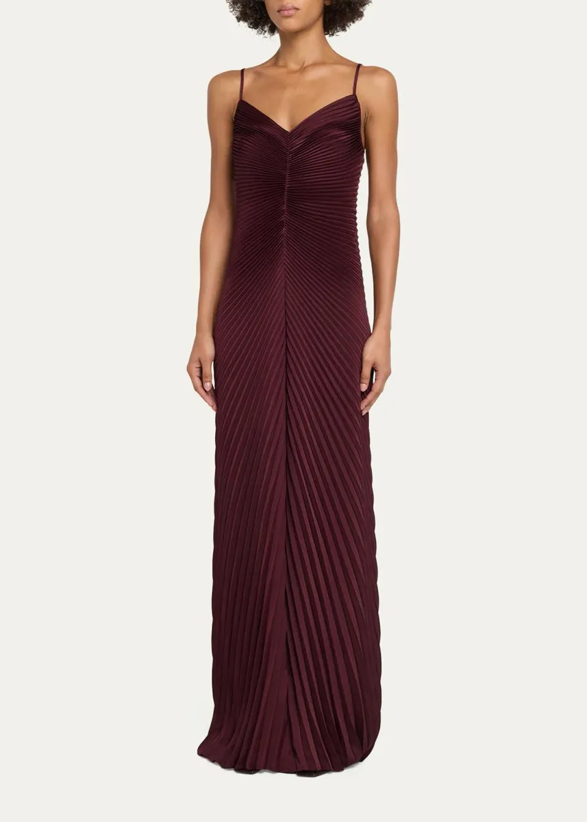 A.L.C. Genevieve Pleated Gown | Thumbnail 4
