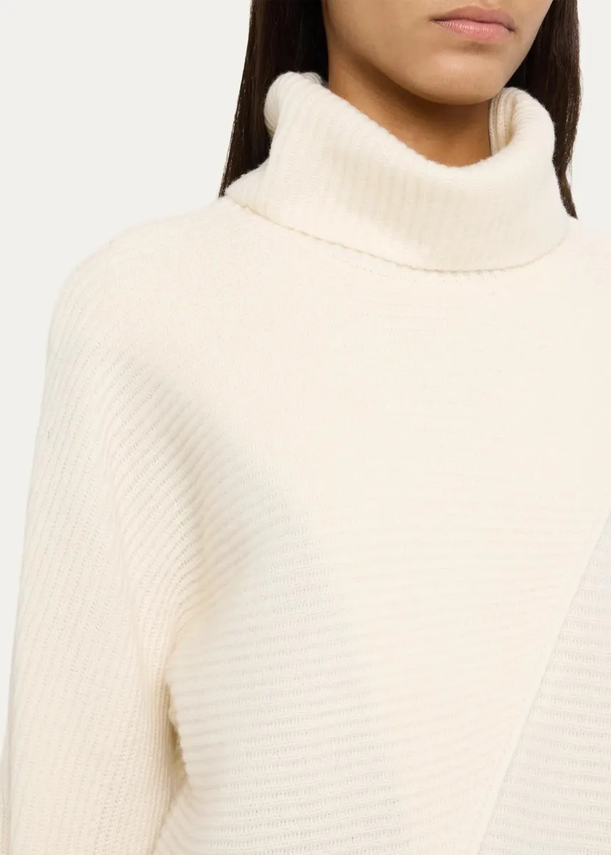 Simkhai Orlienne Ribbed Turtleneck Wrap Sweater | Thumbnail 5 Simkhai Orlienne Ribbed Turtleneck Wrap Sweater | Thumbnail 5
